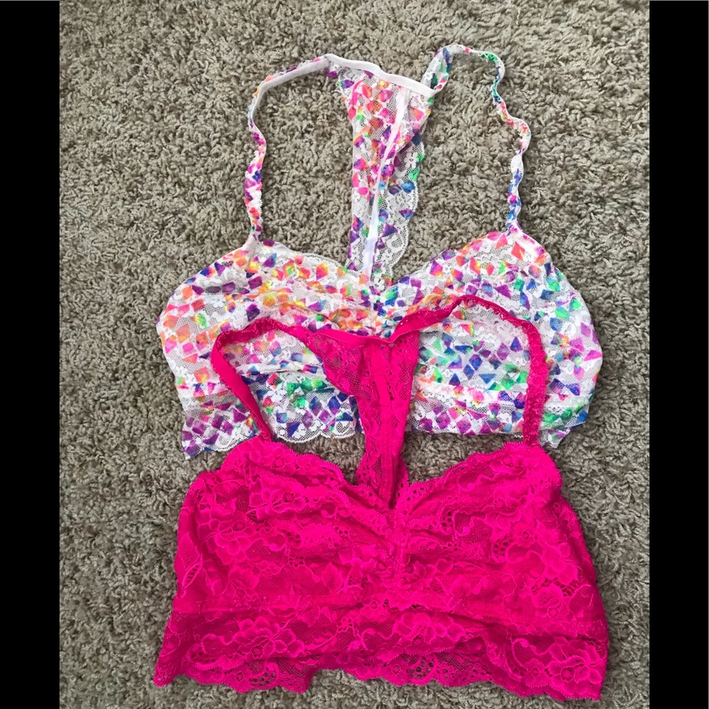 2 bralettes from PINK